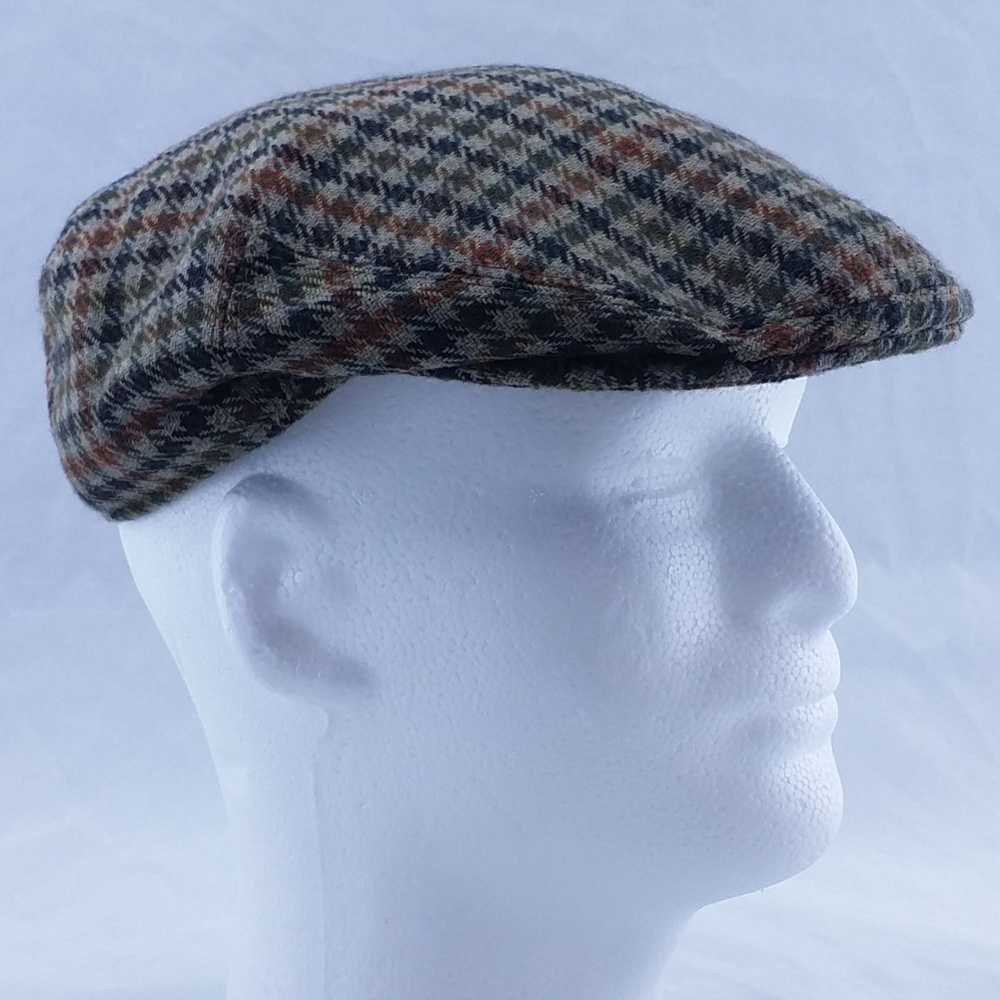 Macqueen London Hat Vintage Plaid Cap